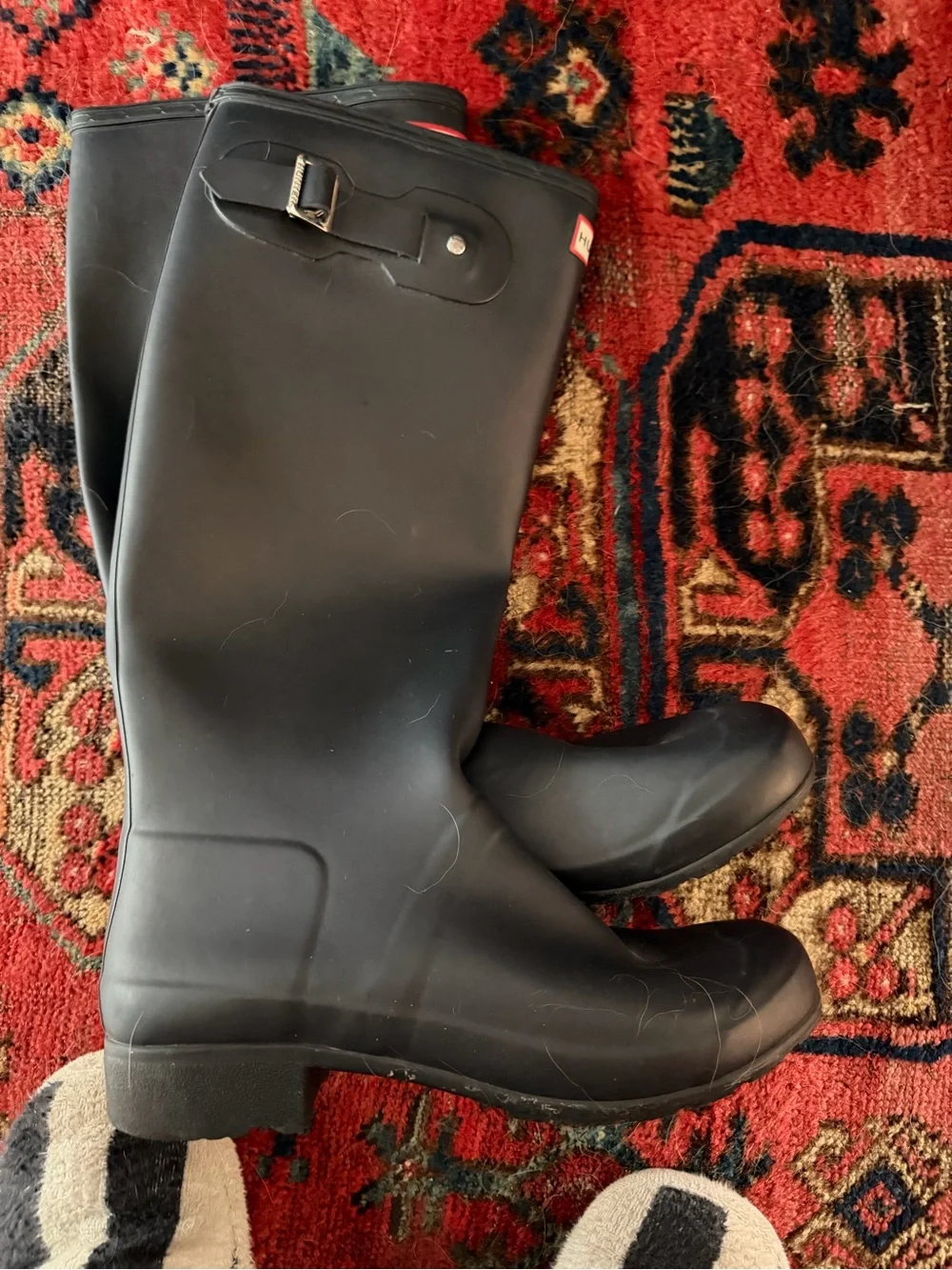Hunter Black Women's Tall Rain Boots